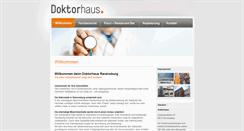 Desktop Screenshot of doktorhaus-ravensburg.de